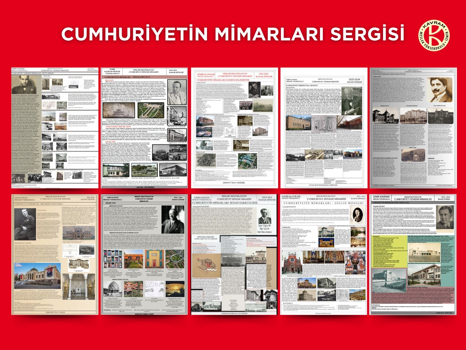 cumhuriyetin mimarları sergisi